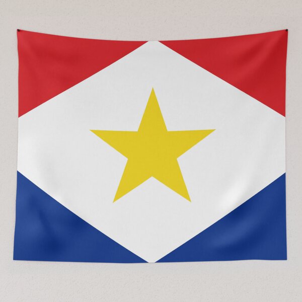 Item preview, Saba Flag designed and sold by Candie-Shop.