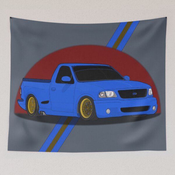 Item preview, F-150 SVT Lighting Pickup in Blue designed and sold by GreyMoonForest.