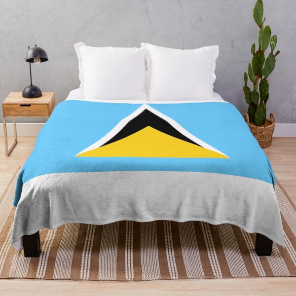 Item preview, Saint Lucia Flag designed and sold by Candie-Shop.