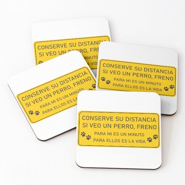 Item preview, Keep your distance. If I see a dog, I brake. For me it's a minute, for them it's life. designed and sold by Tiendaplanista.