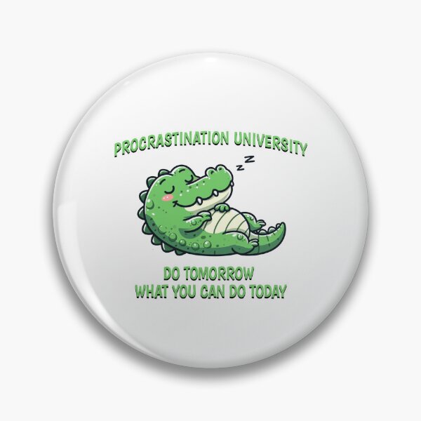 Item preview, procrastination university Croc designed and sold by LemuellTrends.