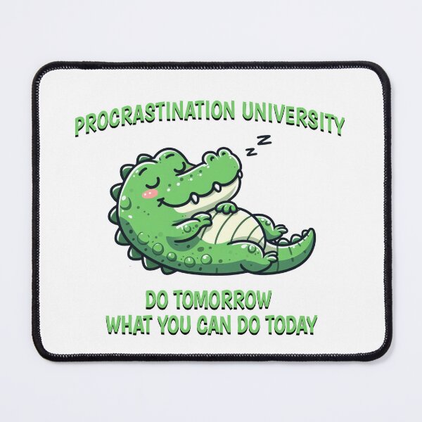 Item preview, procrastination university Croc designed and sold by LemuellTrends.