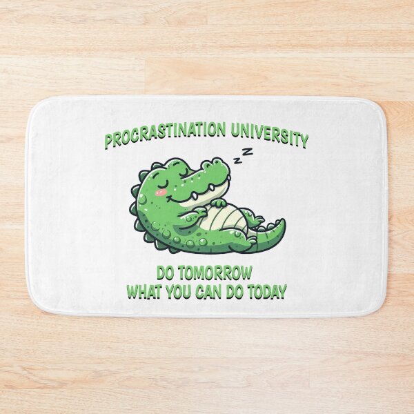 Item preview, procrastination university Croc designed and sold by LemuellTrends.
