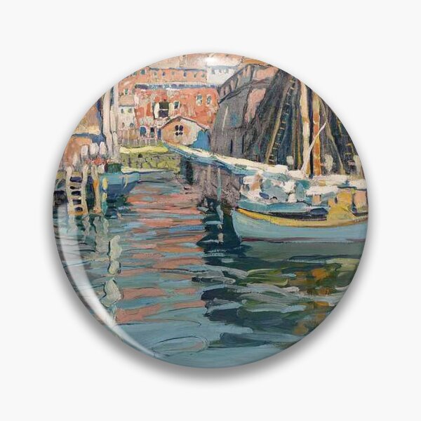 Item preview,  Gloucester Harbor Boats Painting by Jane Peterson Print designed and sold by posterbobs.