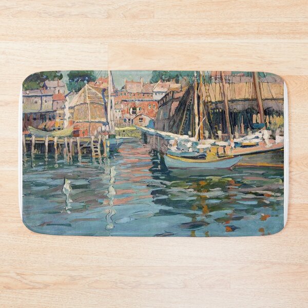 Item preview,  Gloucester Harbor Boats Painting by Jane Peterson Print designed and sold by posterbobs.