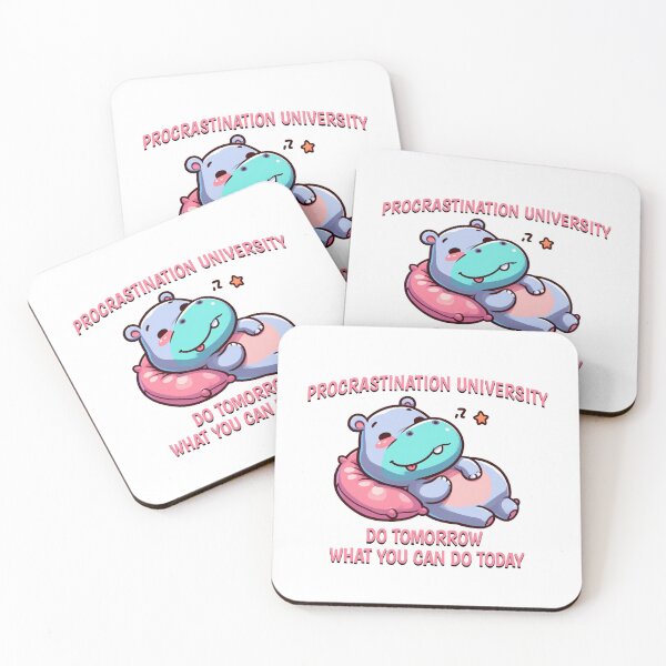Item preview, procrastination university Hippo designed and sold by LemuellTrends.