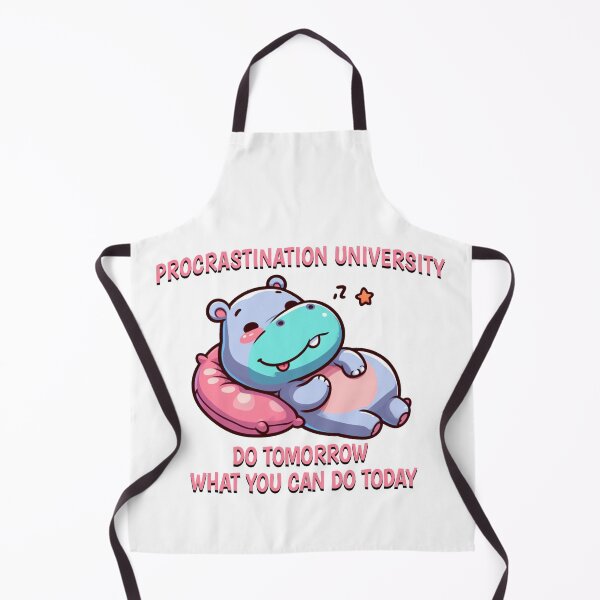 Item preview, procrastination university Hippo designed and sold by LemuellTrends.