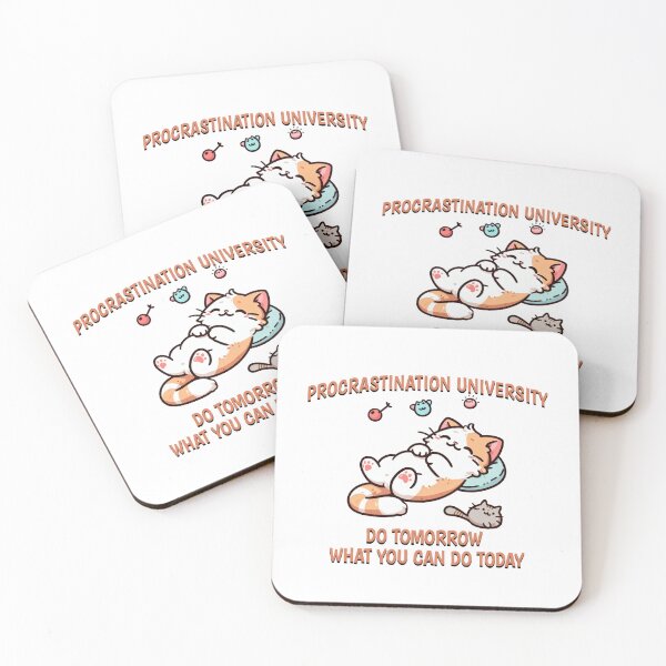 Item preview, procrastination university Cat designed and sold by LemuellTrends.
