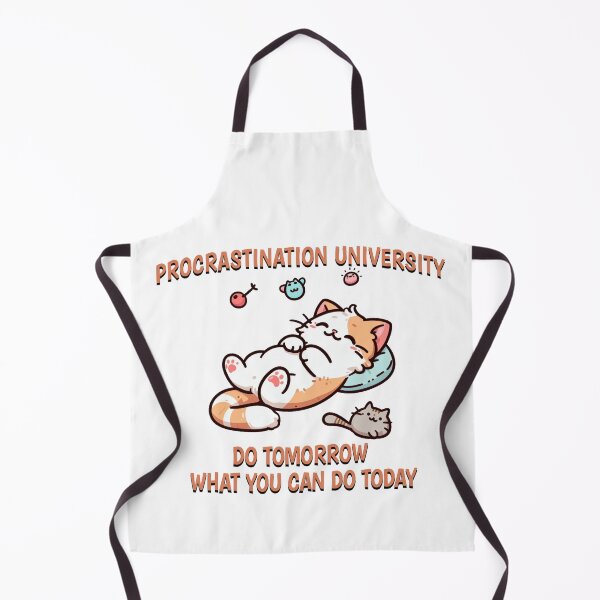 Item preview, procrastination university Cat designed and sold by LemuellTrends.