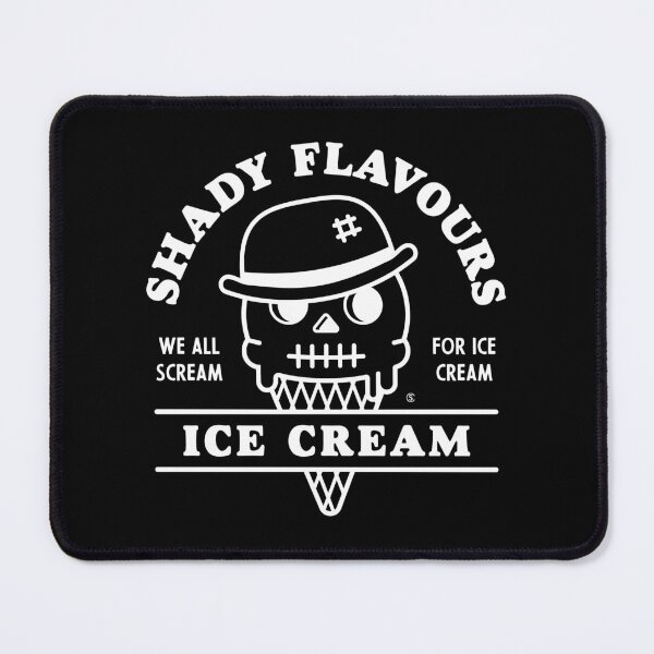 Item preview, Shady Flavours Ice Cream (white) designed and sold by Murder of Crows.