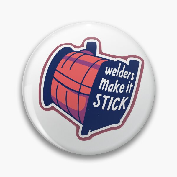 Item preview, Welders Make It Stick - Pop Art Welding Wire Design designed and sold by NiftyWrx.
