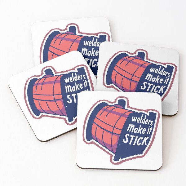 Item preview, Welders Make It Stick - Pop Art Welding Wire Design designed and sold by NiftyWrx.
