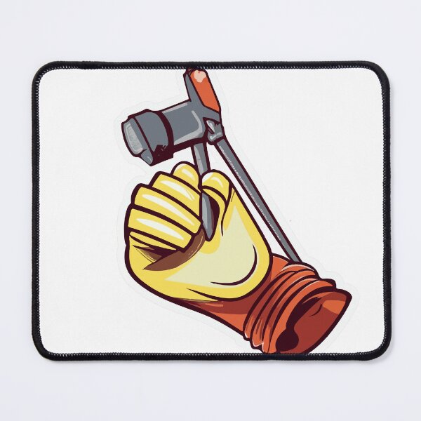 Item preview, Welder's Glove and Hammer Illustration designed and sold by NiftyWrx.