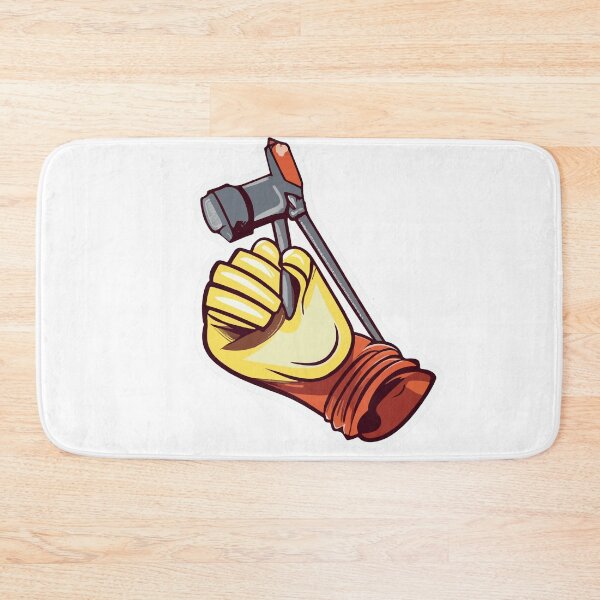 Item preview, Welder's Glove and Hammer Illustration designed and sold by NiftyWrx.
