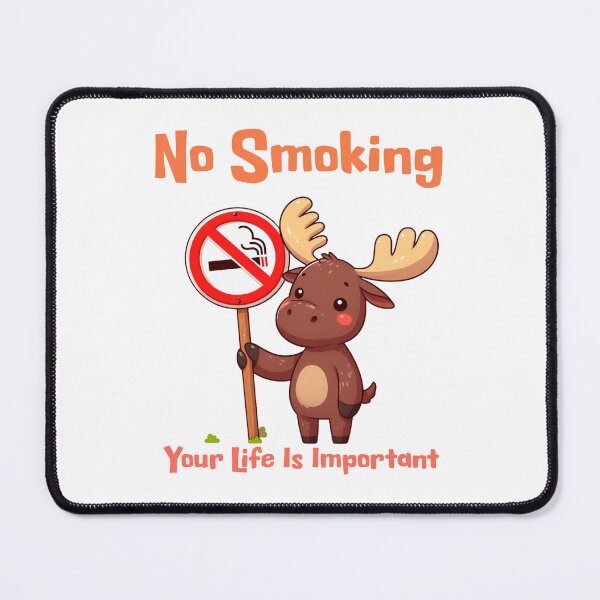Item preview, no smoking Moose designed and sold by LemuellTrends.