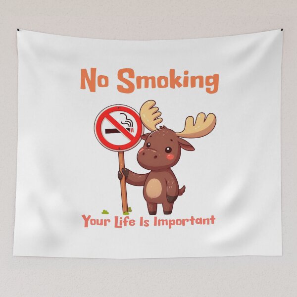 Item preview, no smoking Moose designed and sold by LemuellTrends.