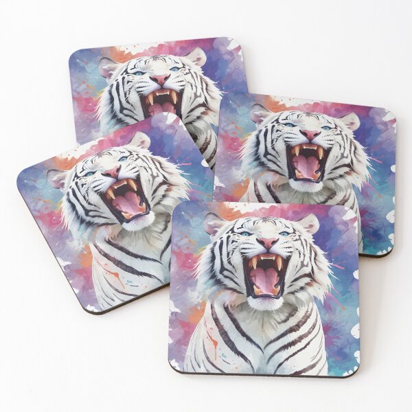 Item preview, Watercolor White Bengal Tiger designed and sold by WildlifeInc.