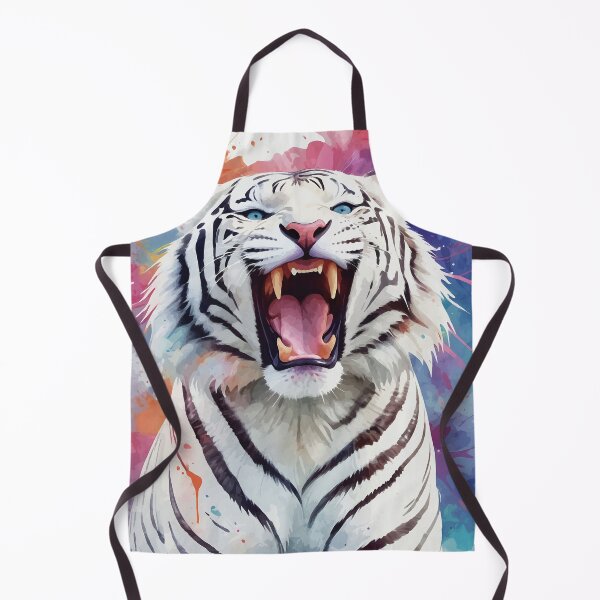 Item preview, Watercolor White Bengal Tiger designed and sold by WildlifeInc.