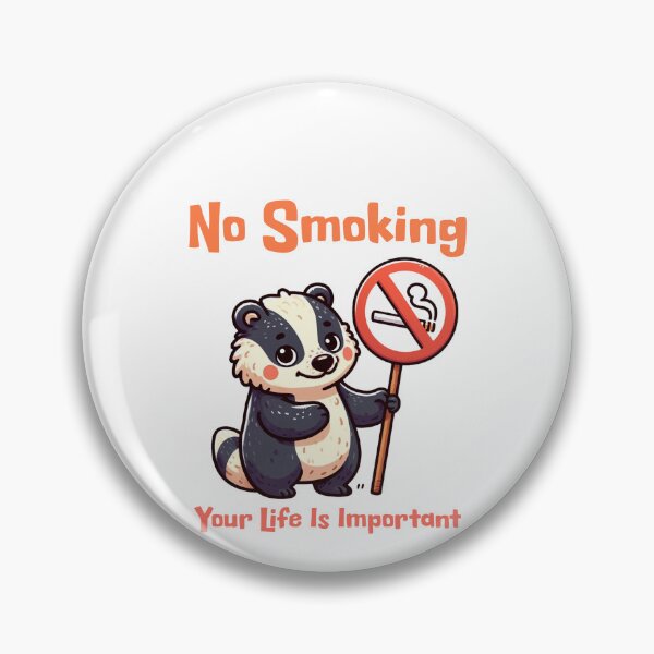 Item preview, no smoking Badger designed and sold by LemuellTrends.