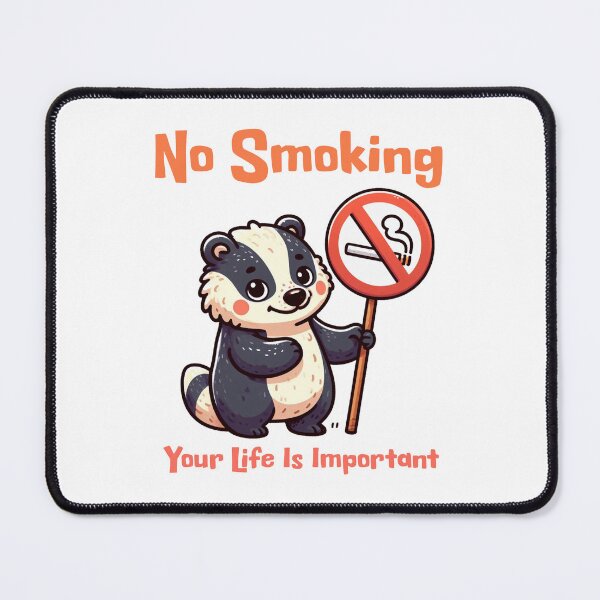 Item preview, no smoking Badger designed and sold by LemuellTrends.