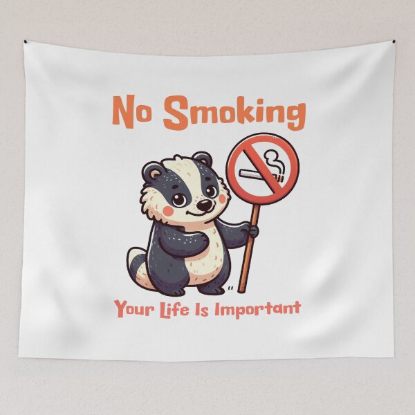 Item preview, no smoking Badger designed and sold by LemuellTrends.