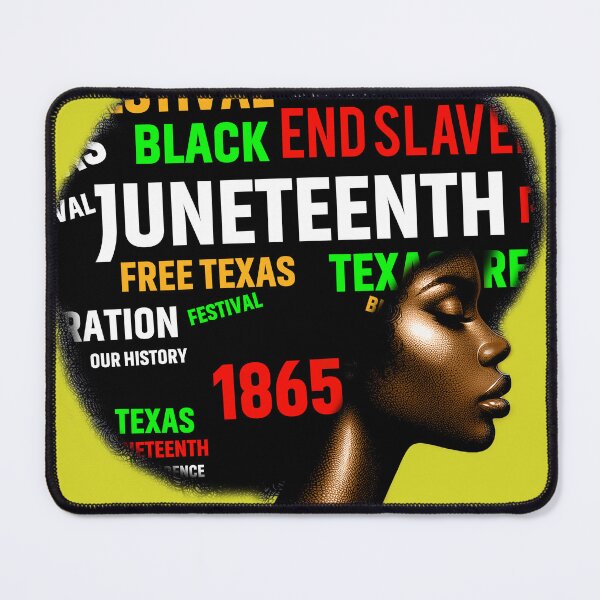 Item preview, 1865 Juneteenth Festival Black Woman and Afro designed and sold by TQDitty.