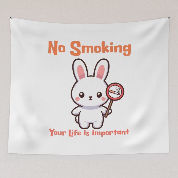 Item preview, no smoking Bunny designed and sold by LemuellTrends.