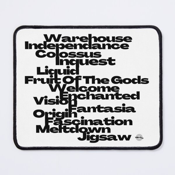 Item preview, Iconic Raves (Black Design) designed and sold by vinyldshop.