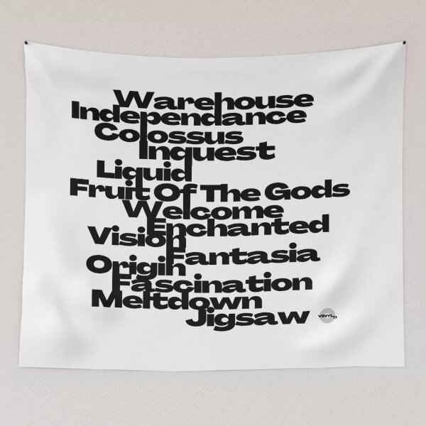 Item preview, Iconic Raves (Black Design) designed and sold by vinyldshop.