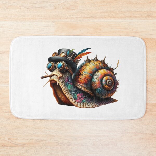 Item preview, Copy of Colorful Snail with Cigarette and Goggles designed and sold by Hungry-Murphy.