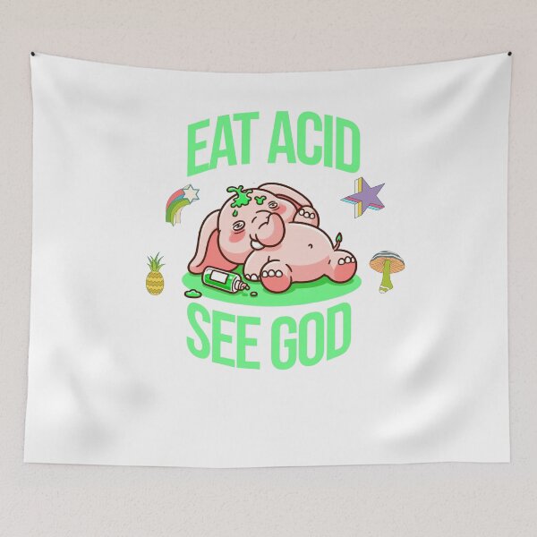 Item preview, eat acid see god Elephant designed and sold by LemuellTrends.