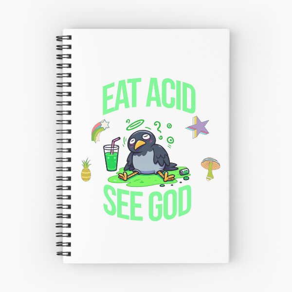 Item preview, eat acid see god Crow designed and sold by LemuellTrends.