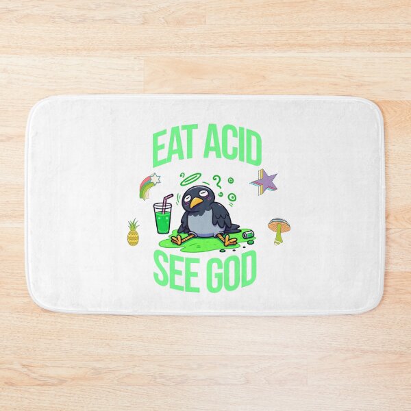 Item preview, eat acid see god Crow designed and sold by LemuellTrends.