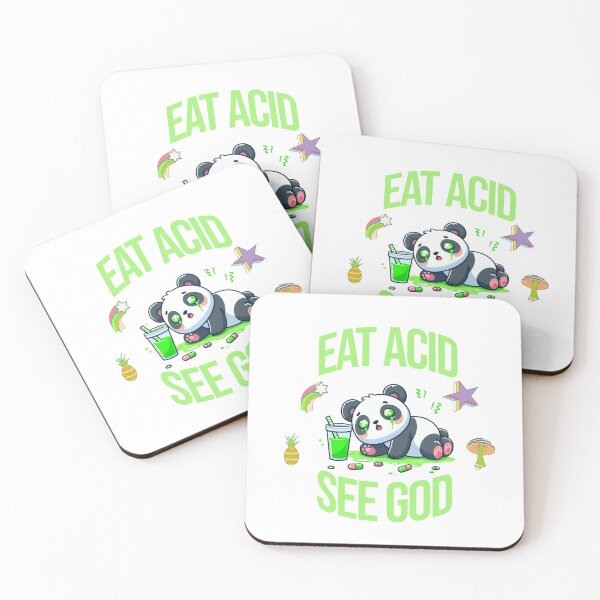 Item preview, eat acid see god Panda designed and sold by LemuellTrends.