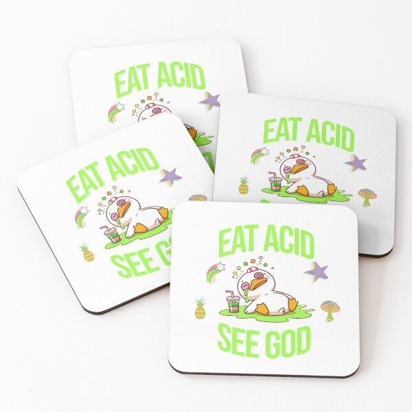 Item preview, eat acid see god Duck designed and sold by LemuellTrends.