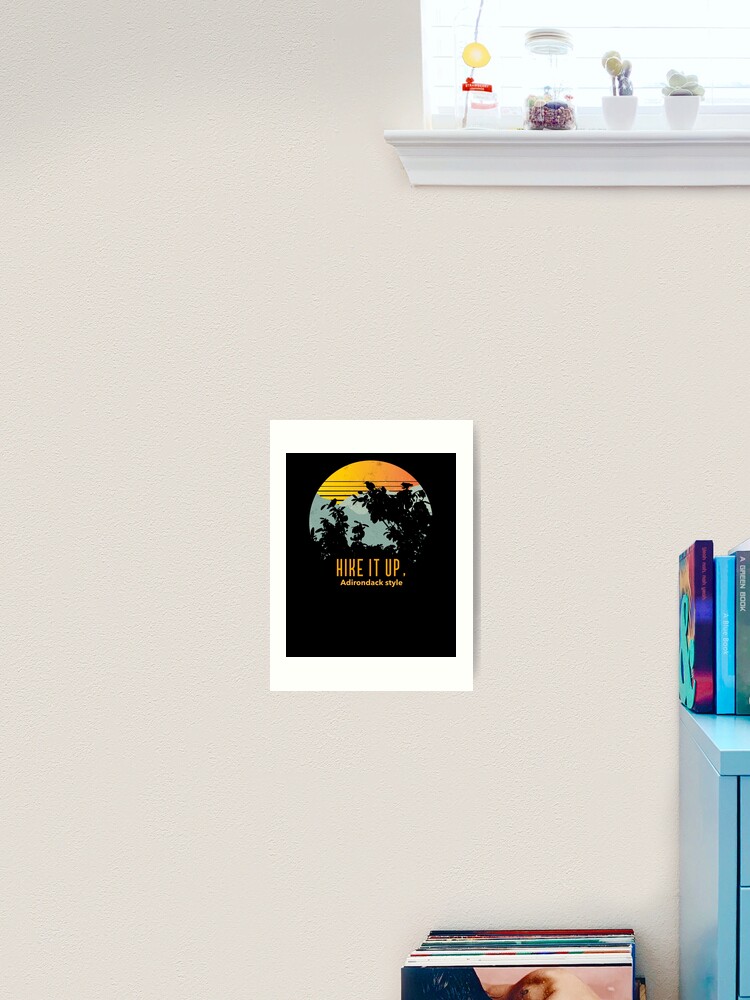 Thumbnail 2 von 3, Kunstdruck, Hike it Up Adirondack designt und verkauft von JDF-ThreadWorks.