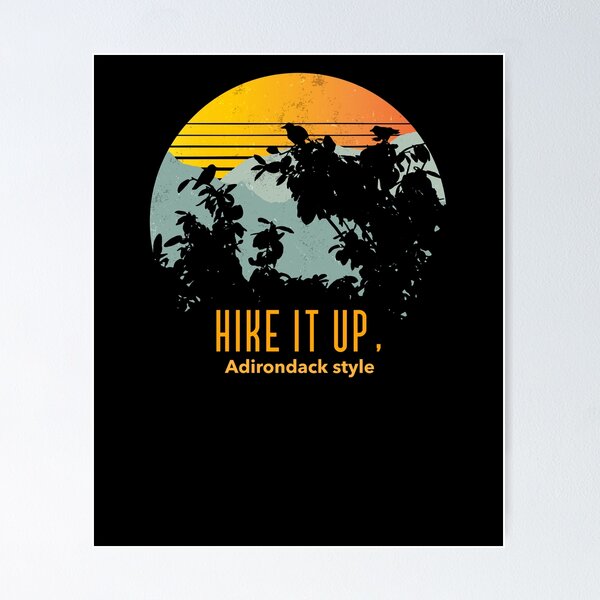 Aperçu de l'œuvre Hike it Up Adirondack créée et vendue par JDF-ThreadWorks.
