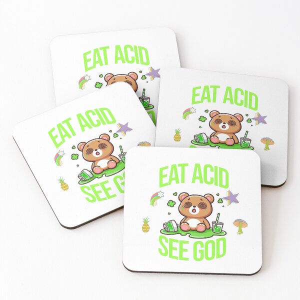 Item preview, eat acid see god Bear designed and sold by LemuellTrends.