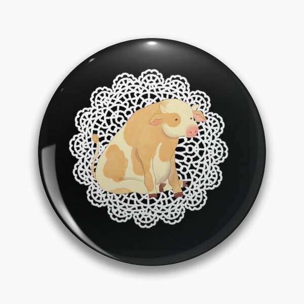 Item preview, In Deep Thought Cow designed and sold by becca6125.