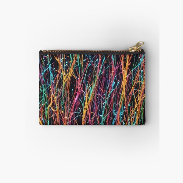 Item preview, Abstract Colorful Neon Fiber Optic Pattern designed and sold by calibrit.