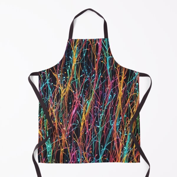 Item preview, Abstract Colorful Neon Fiber Optic Pattern designed and sold by calibrit.