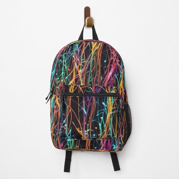 Item preview, Abstract Colorful Neon Fiber Optic Pattern designed and sold by calibrit.