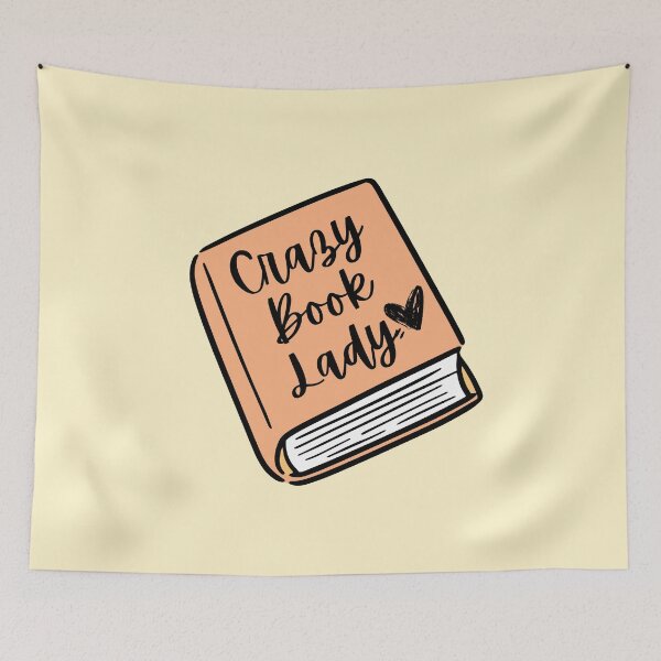Item preview, Crazy Book Lady Orange Bookish Aesthetic Book Lover  designed and sold by BookishSerena.
