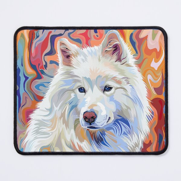 Item preview, Whimsy Whirlwind Samoyed the White Cloud Dog designed and sold by Sick-4-Life.
