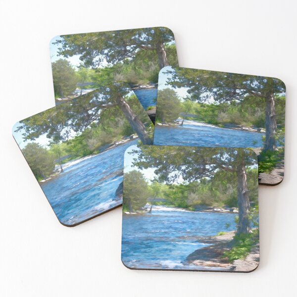 Item preview, Crowe Bridge Rapids Conservation Area, Painterly designed and sold by jrtwynam.