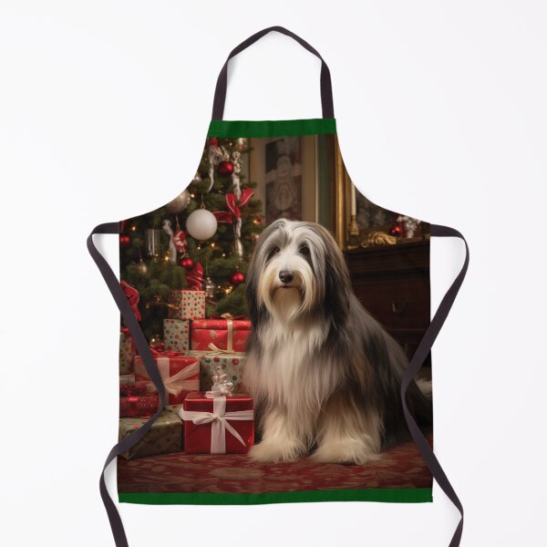 Item preview, Christmas Bearded Collie designed and sold by Samuelsboro.