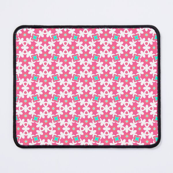 Item preview, Pink, Green & White Seamless pattern designed and sold by Fantacaroo Designs.