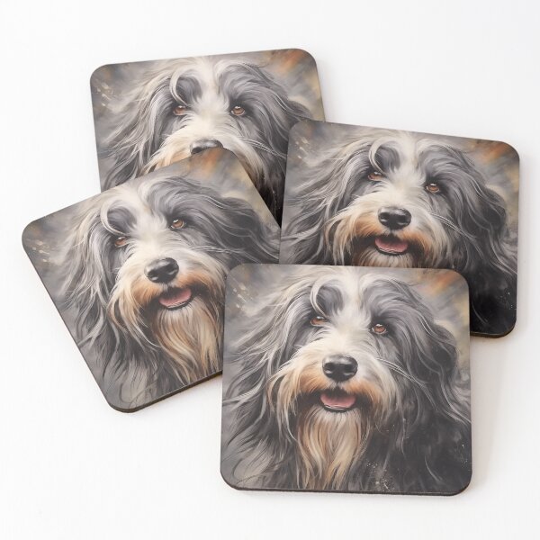 Item preview, Bearded Collie Portrait designed and sold by Samuelsboro.