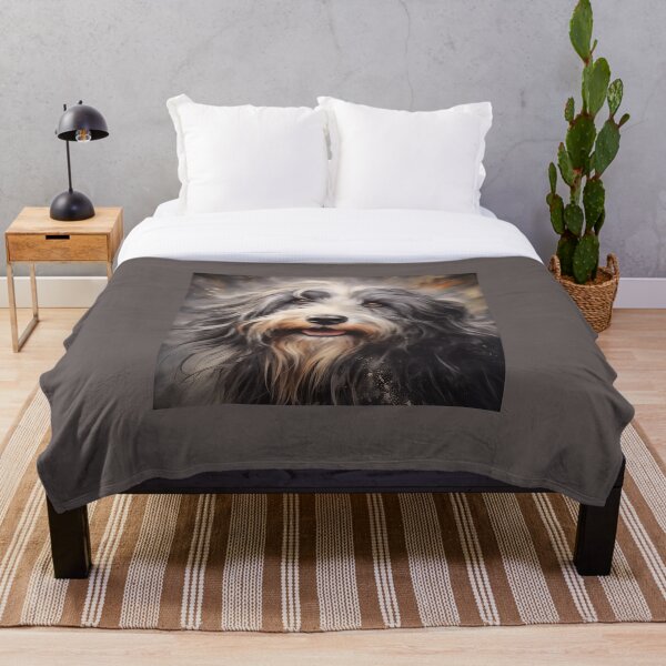Item preview, Bearded Collie Portrait designed and sold by Samuelsboro.