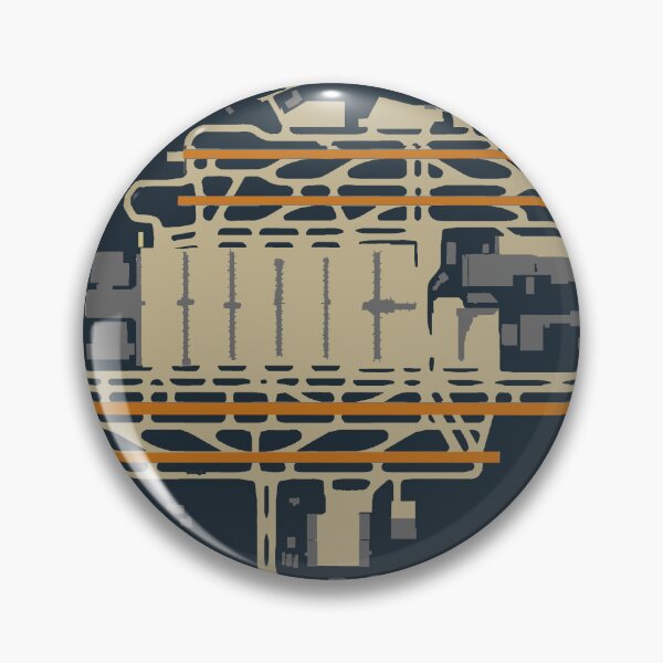 Item preview, ATL Hartsfield-Jackson Atlanta International Airport KATL Art Print designed and sold by RealPilotDesign.